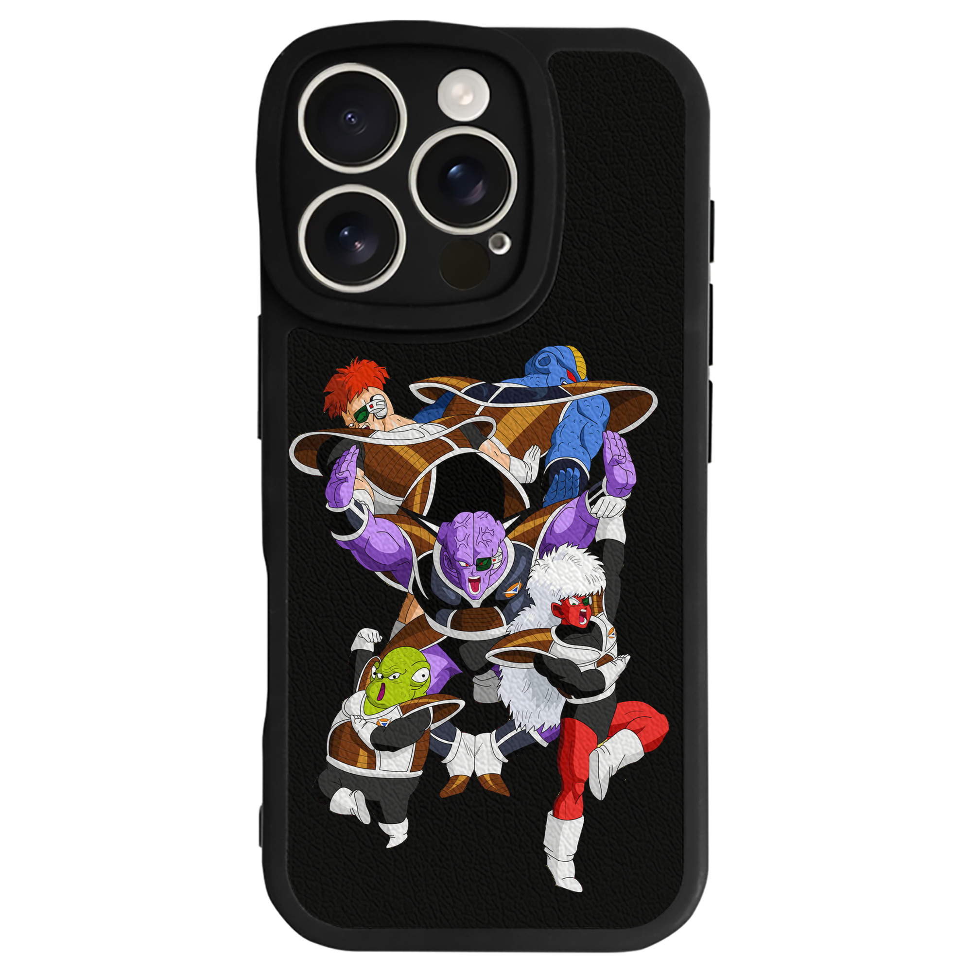 （画像用） ドラゴンボール DRAGON BALL 【iPhone 16シリーズ対応】シリコンスマホケース（レザー調） 材質：シリコン